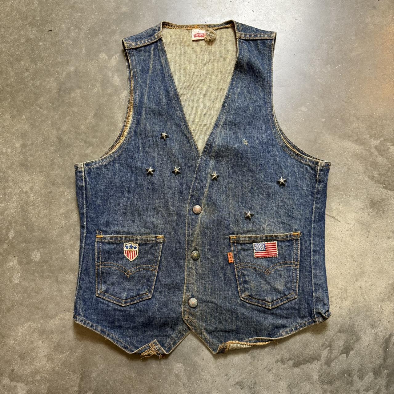 Levi's Men's Vest - Blue/Navy - S – Vintage 70s L… - image 1
