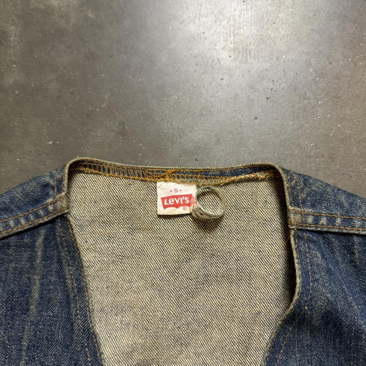 Levi's Men's Vest - Blue/Navy - S – Vintage 70s L… - image 3