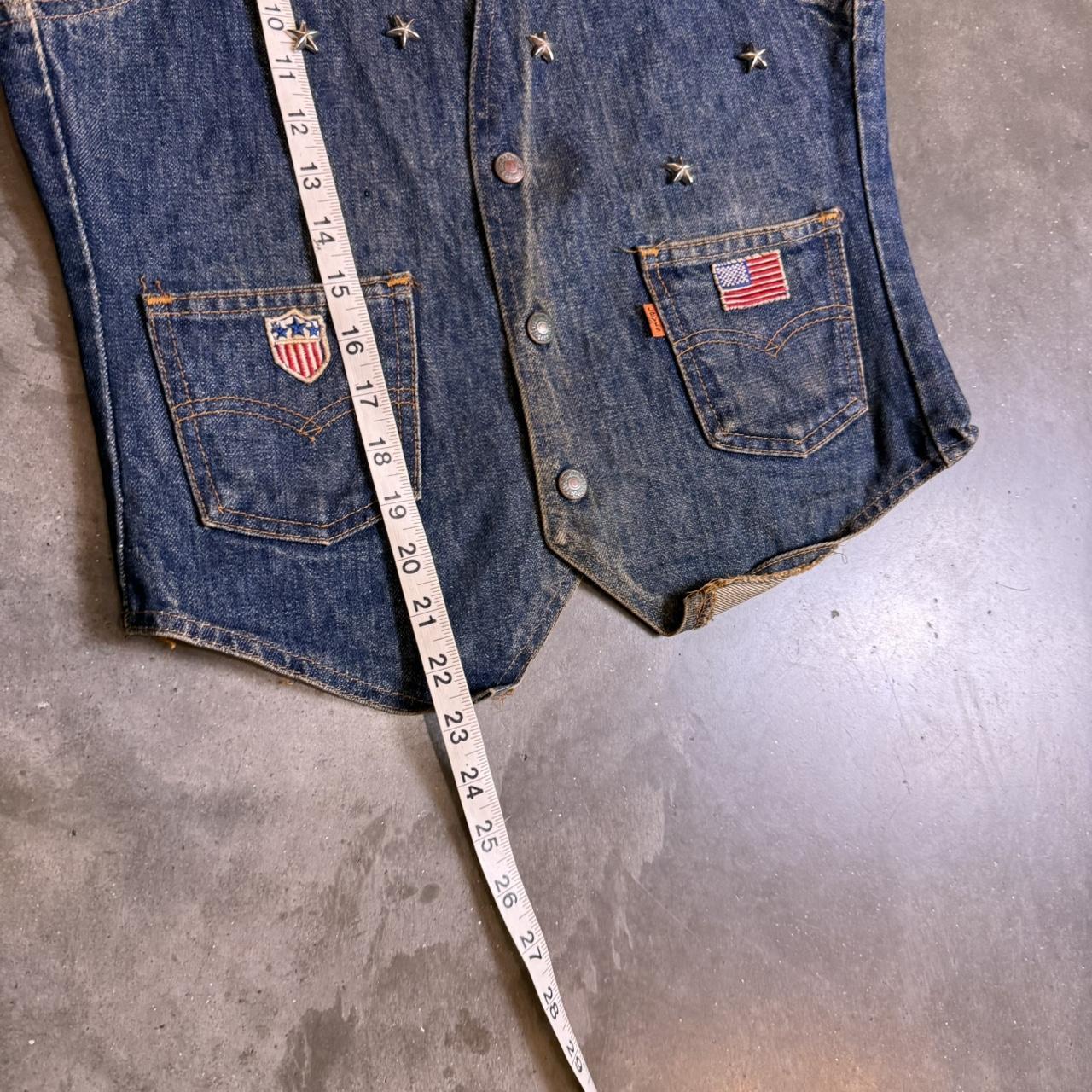 Levi's Men's Vest - Blue/Navy - S – Vintage 70s L… - image 7