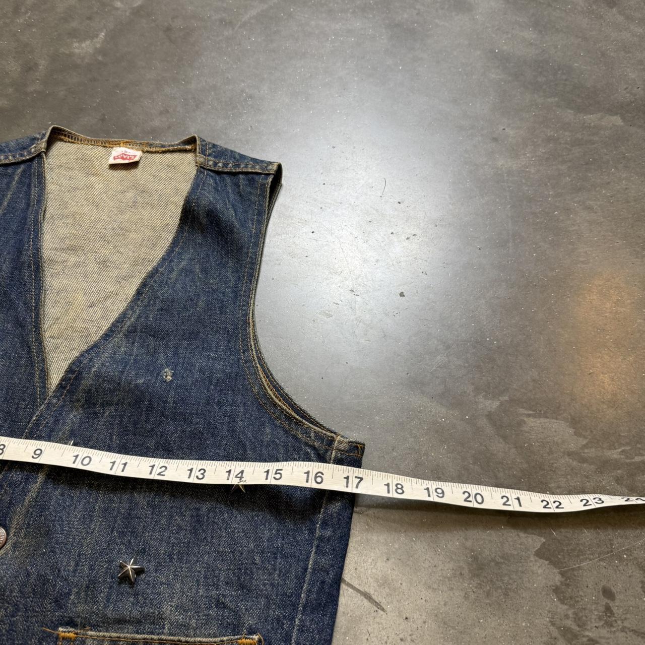 Levi's Men's Vest - Blue/Navy - S – Vintage 70s L… - image 6