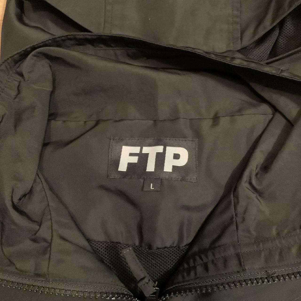 FTP Men's Black and White Jacket | Depop