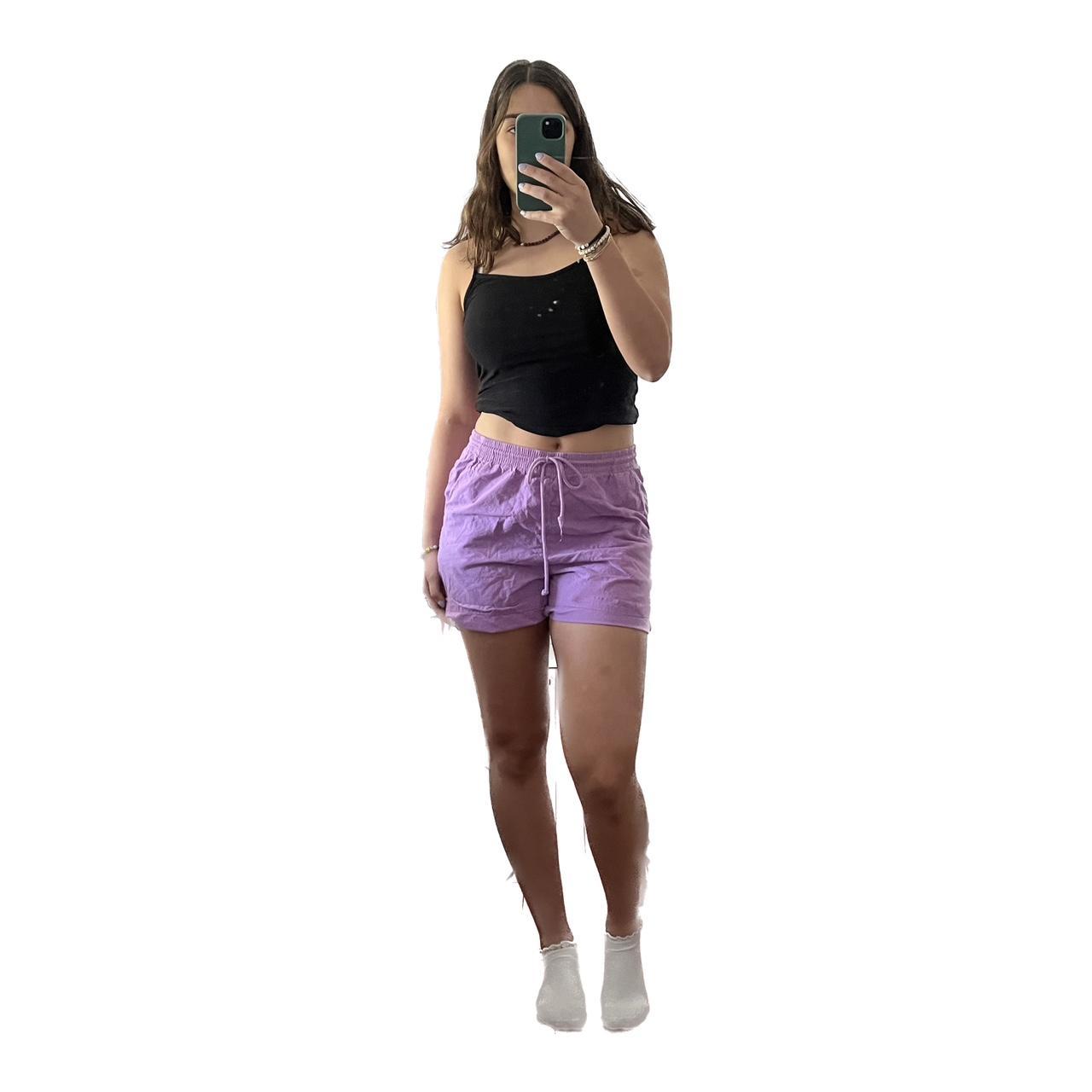 Erika & Co. Women's Purple Shorts Depop