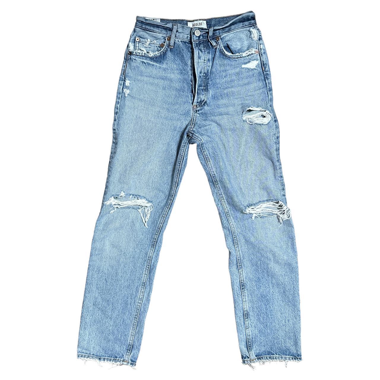 Agolde 90s Mid Rise Loose Distressed Jeans outlet in Isolate