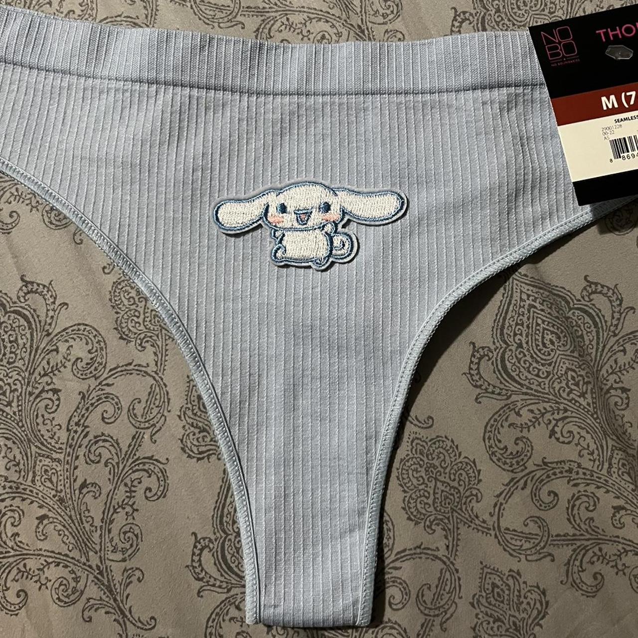 No Boundaries Women's Pink and Blue Panties (3)