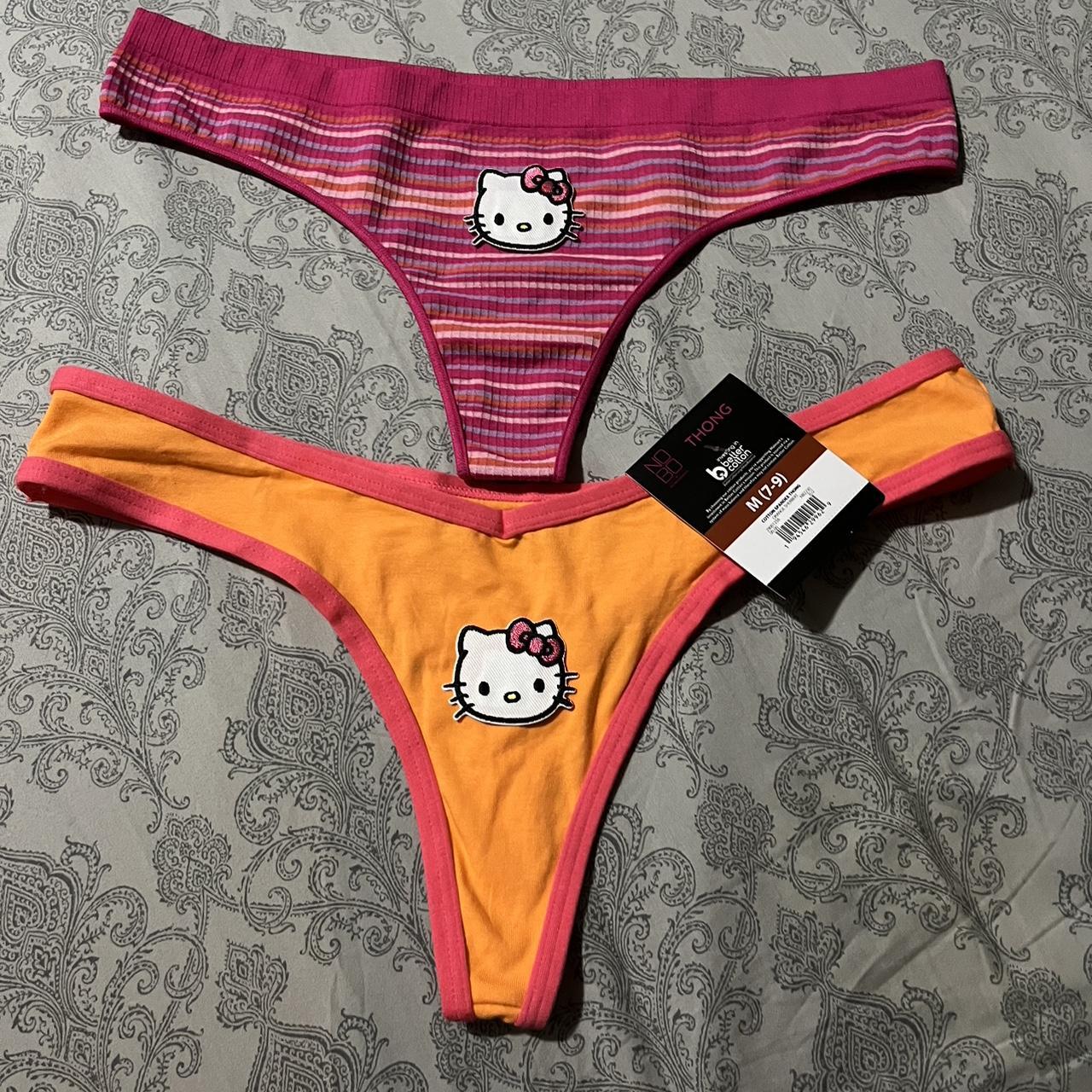 No Boundaries Women's Pink and Blue Panties (4)