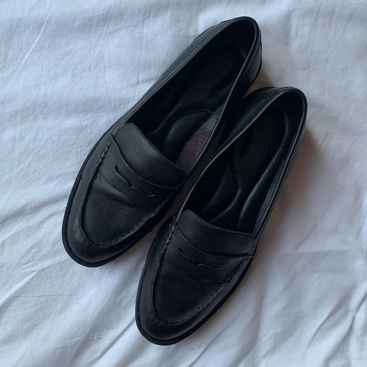 Fit: • leather lug sole loafers , listed as a size... - Depop