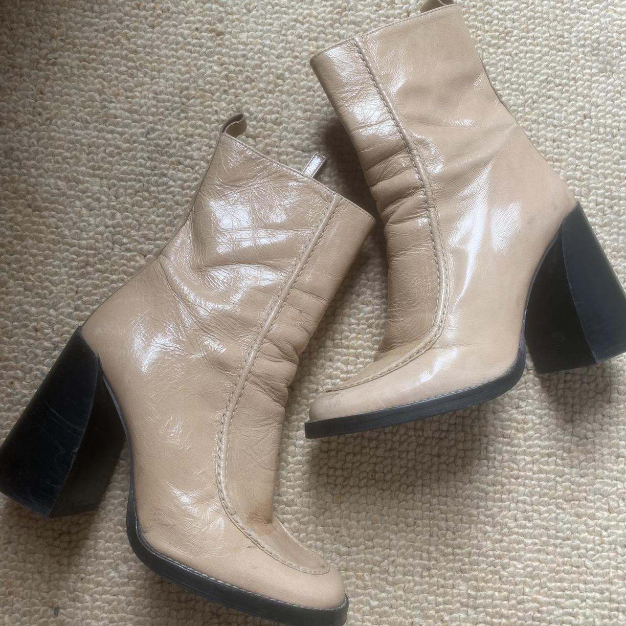 Topshop best sale tan boots