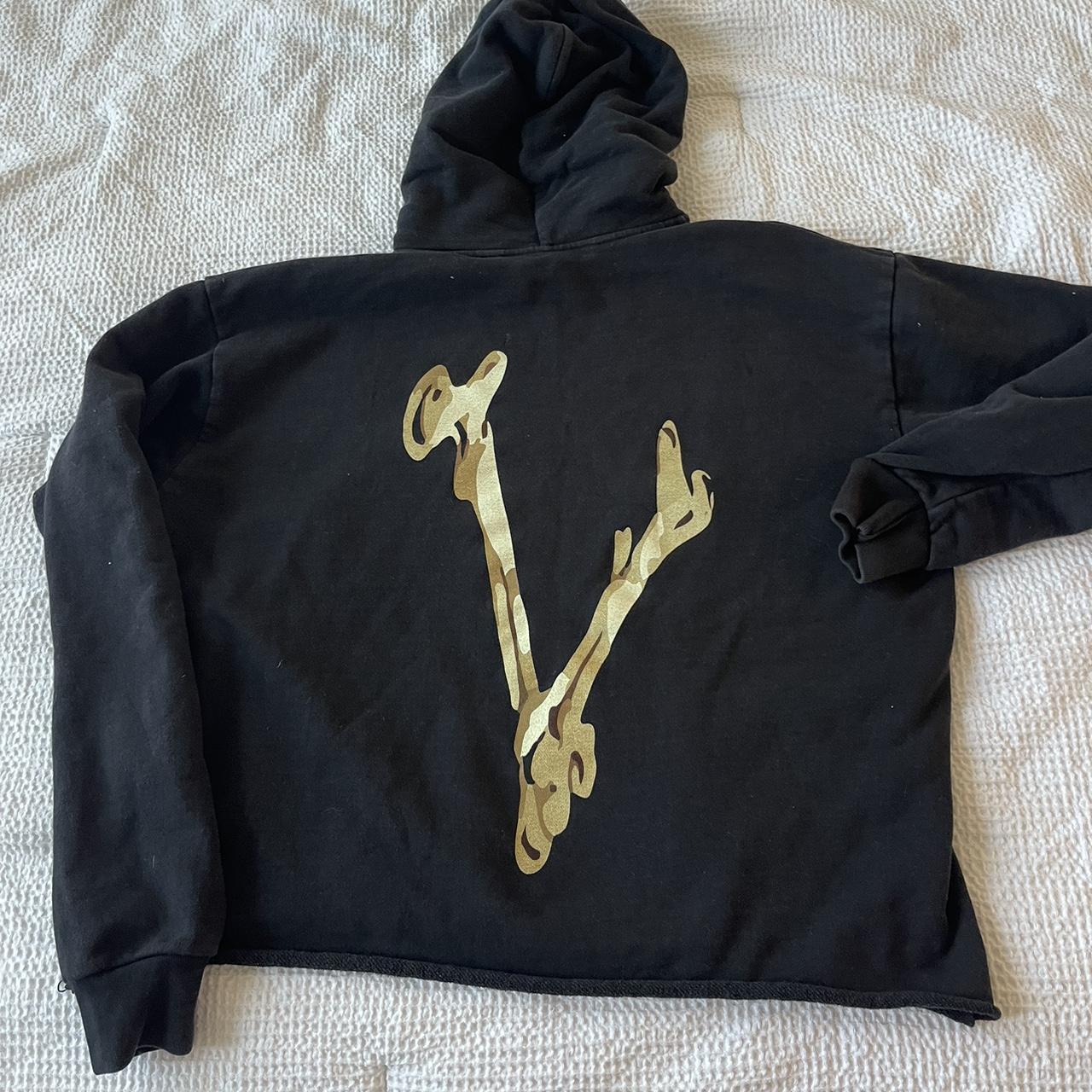 Vlone hoodie! barley worn! can fit women’s as oversized - Depop