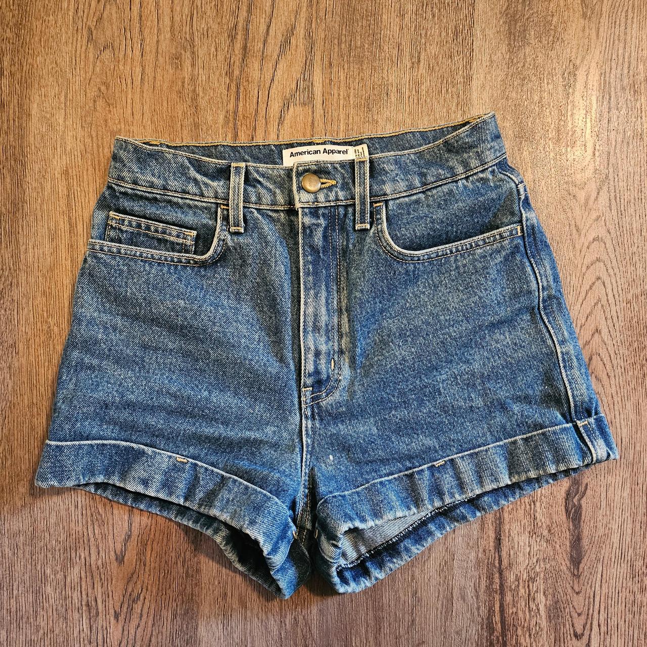 American Apparel Women's Shorts Blue 27