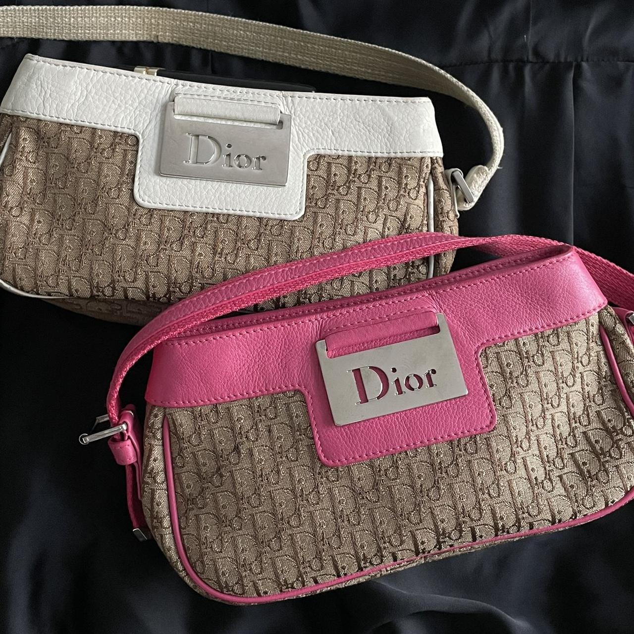 Dior Monogram Pink Shoulder Bag 100 Authentic Depop 0944