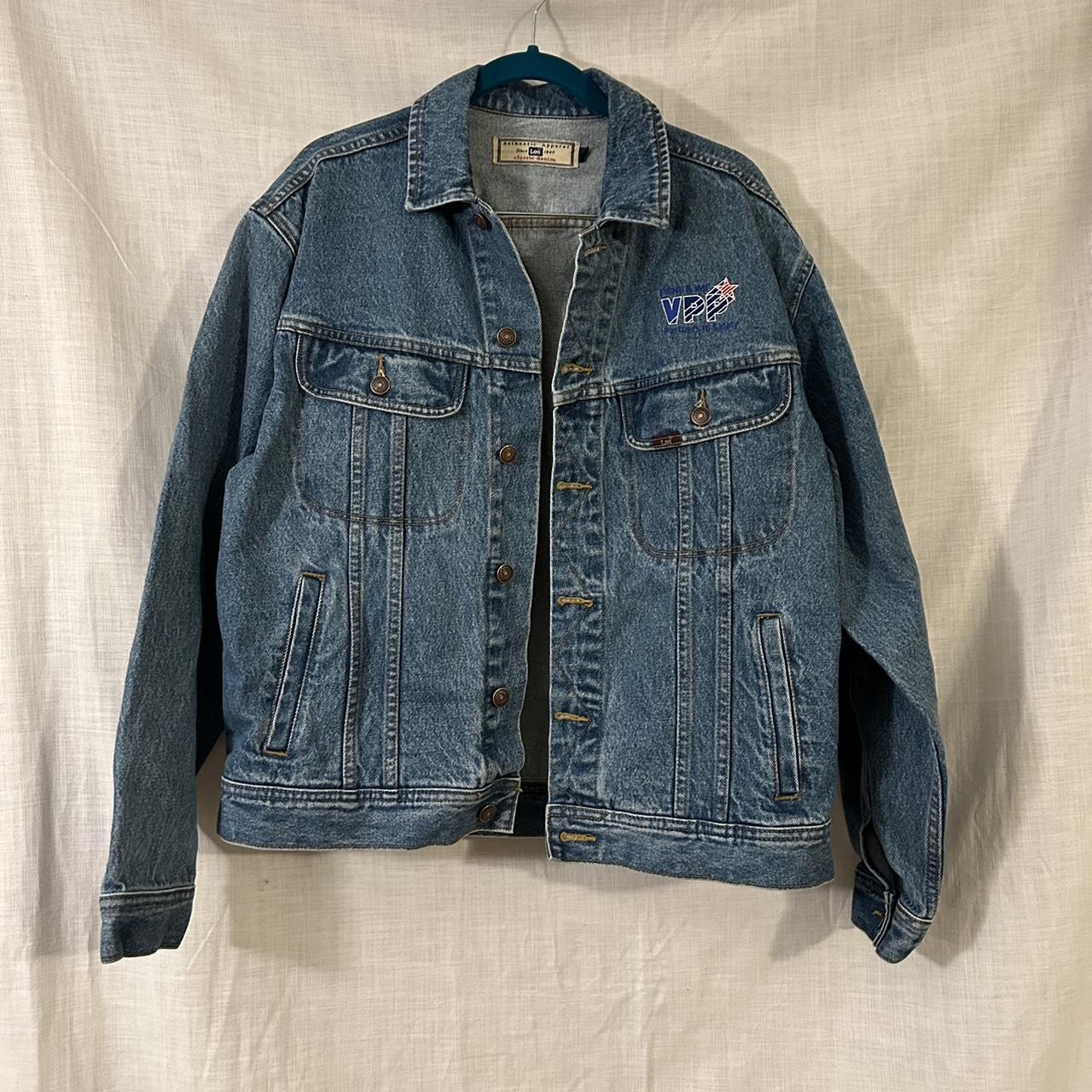 Lee Women's Blue Jacket | Depop