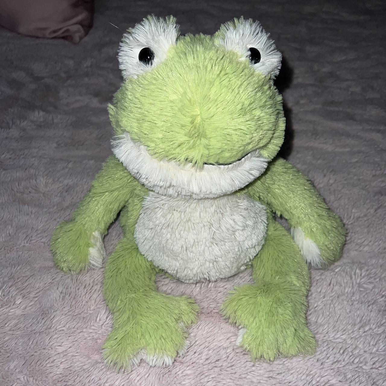 warmies soft microwaveable frog heating pad pal... Depop