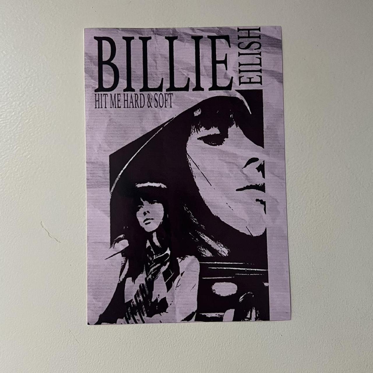 billie eilish hit me hard + soft mini poster ❤︎ the | Depop