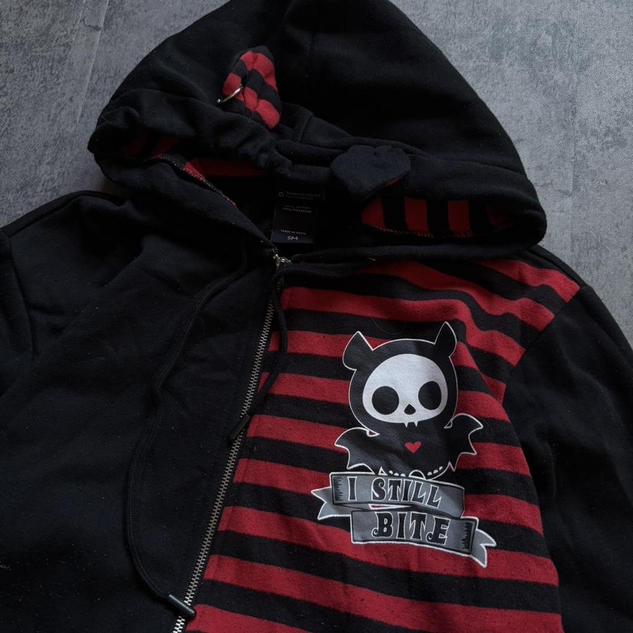 Abbey Dawn Avril Lavigne butterfly skeleton zip up | Depop