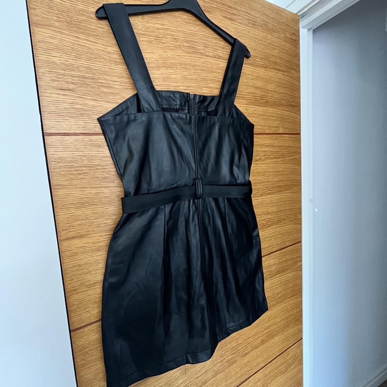 Bershka - Faux Leather Mini Dress