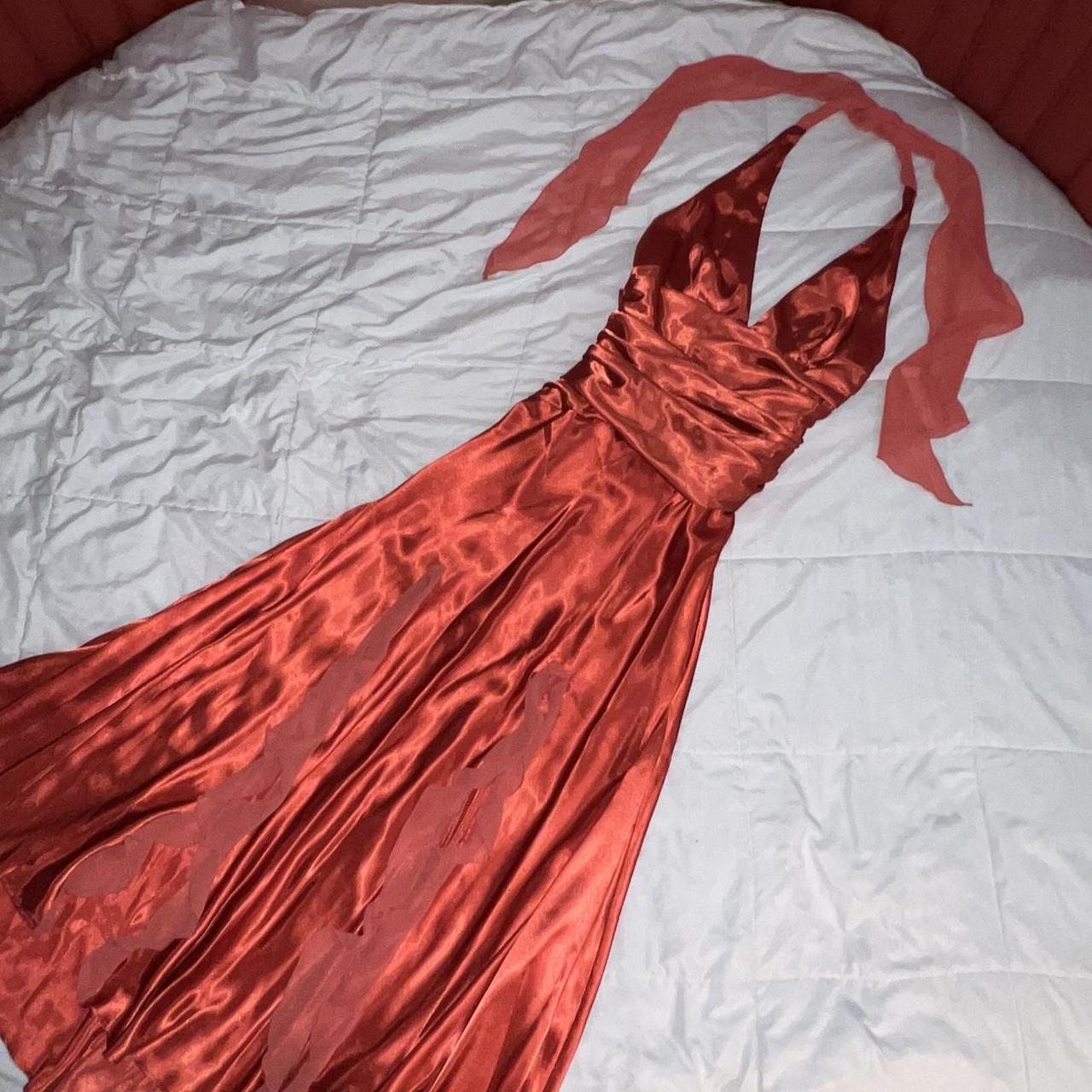 Vintage Y2k prom dress 🍊🧡 try on pic added! This... Depop