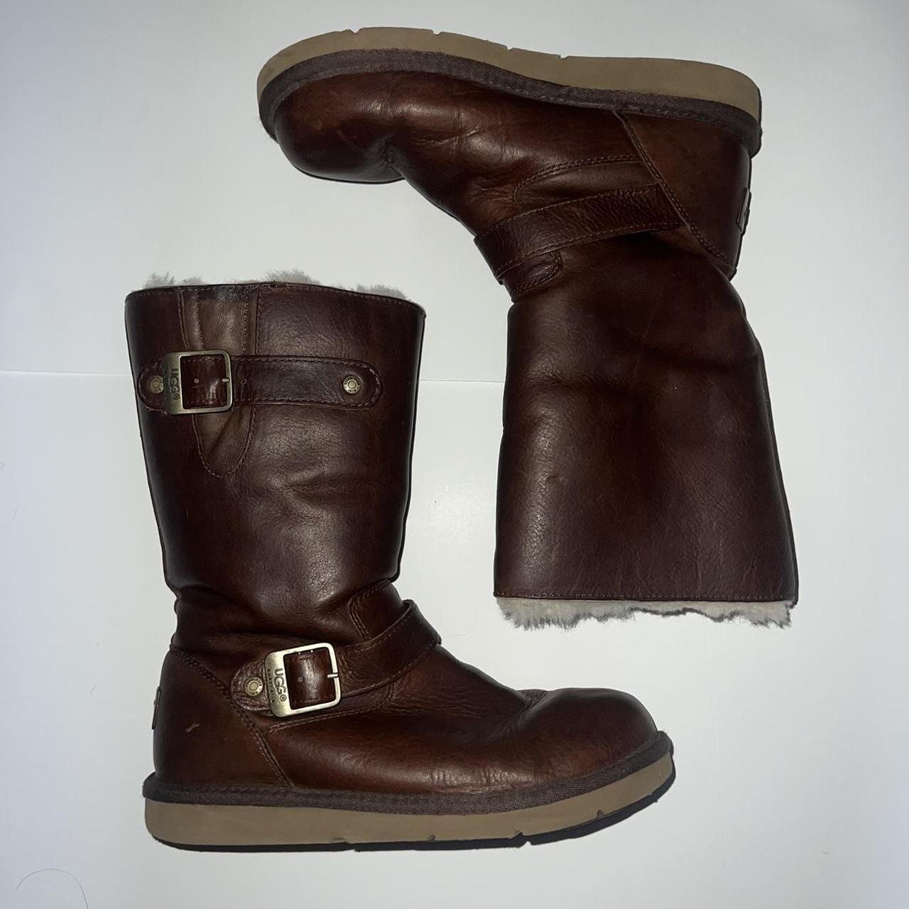 Ugg mid 2024 calf leather boots