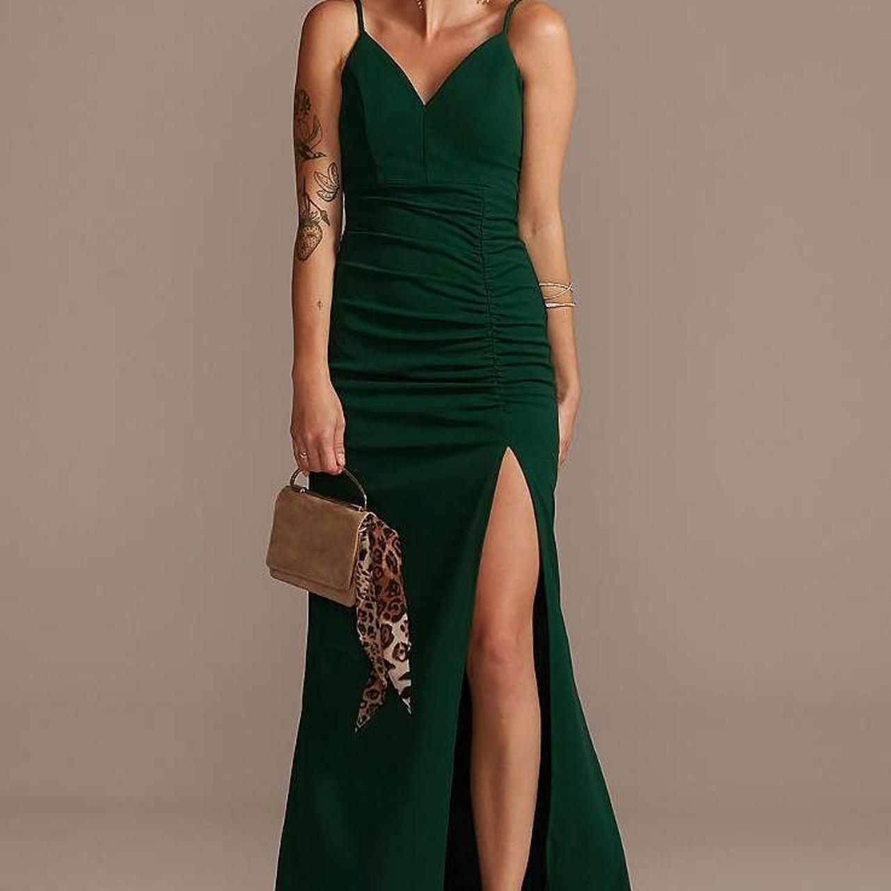 David's bridal outlet emerald green