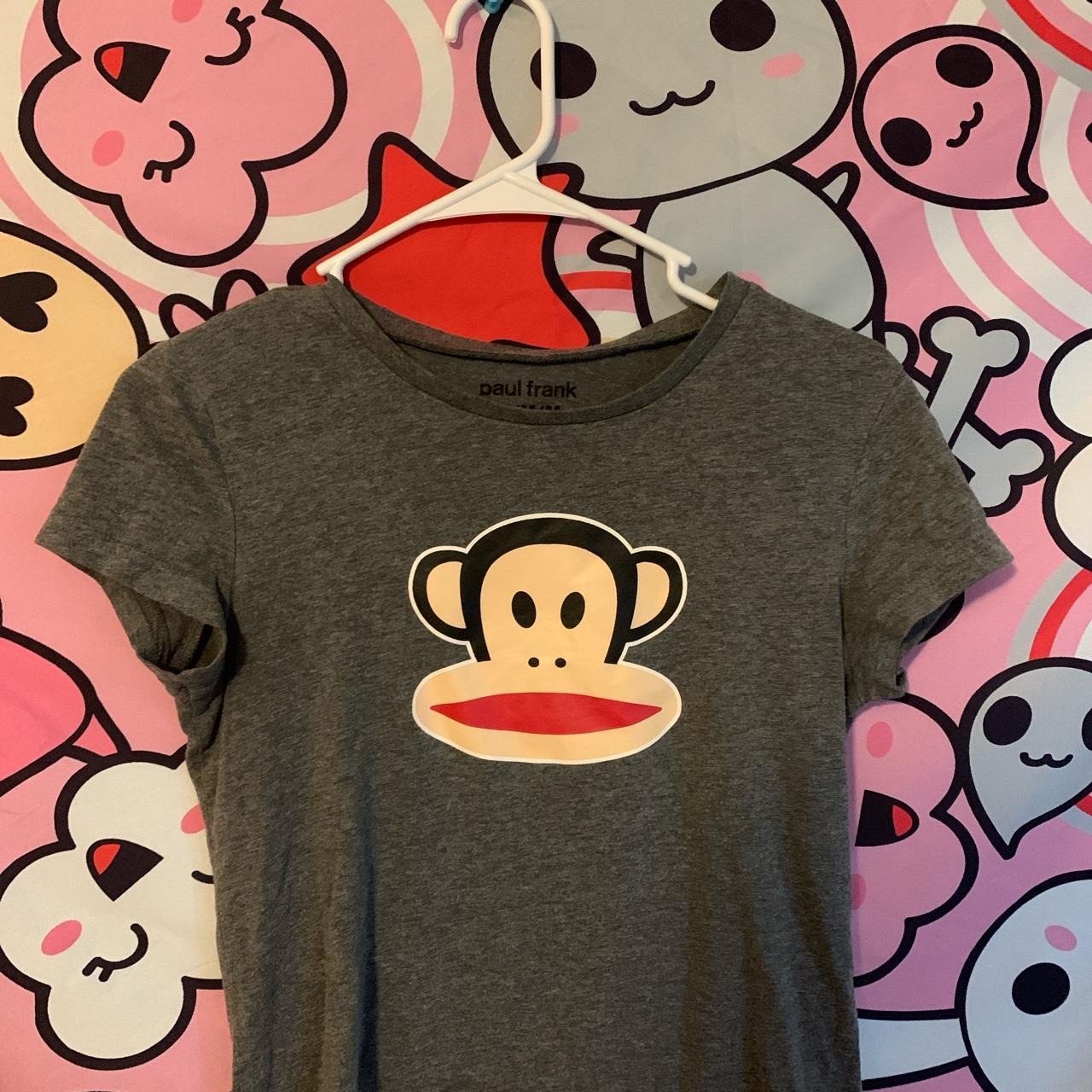 Paul Frank Women's Grey And Cream T-shirt 