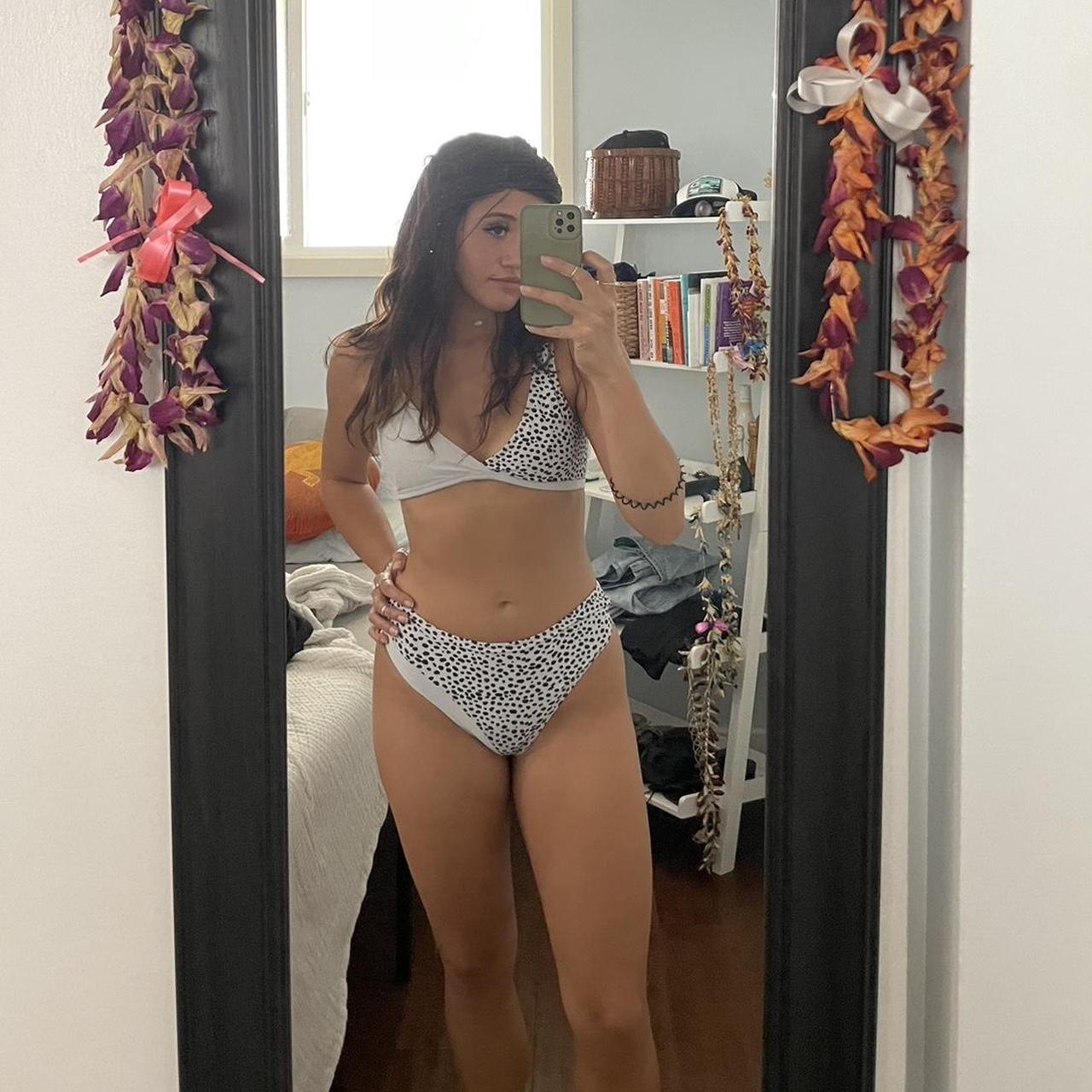 Princess Polly Women's White and Black Bikinisandtankinisets Depop