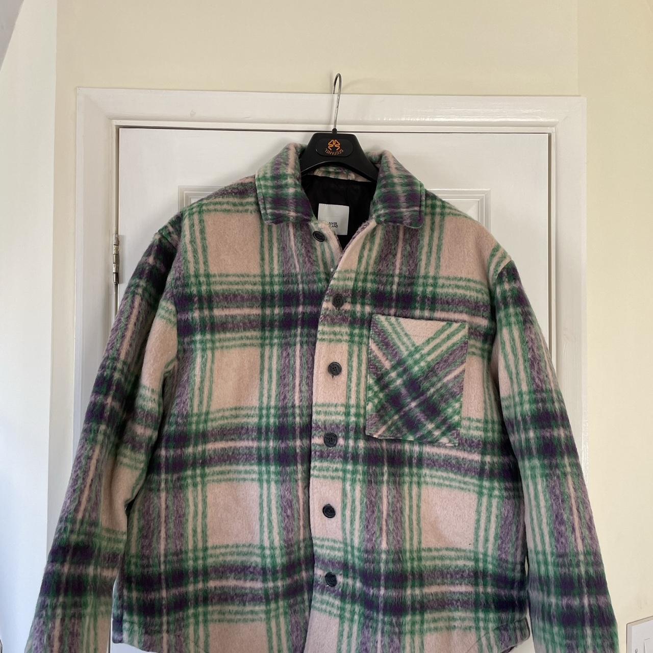 River island wool men’s checked jacket RRP £75 - Depop