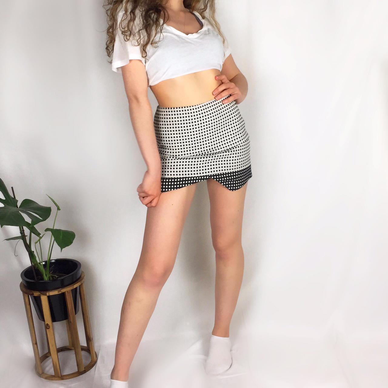 Checkered skirt topshop hotsell