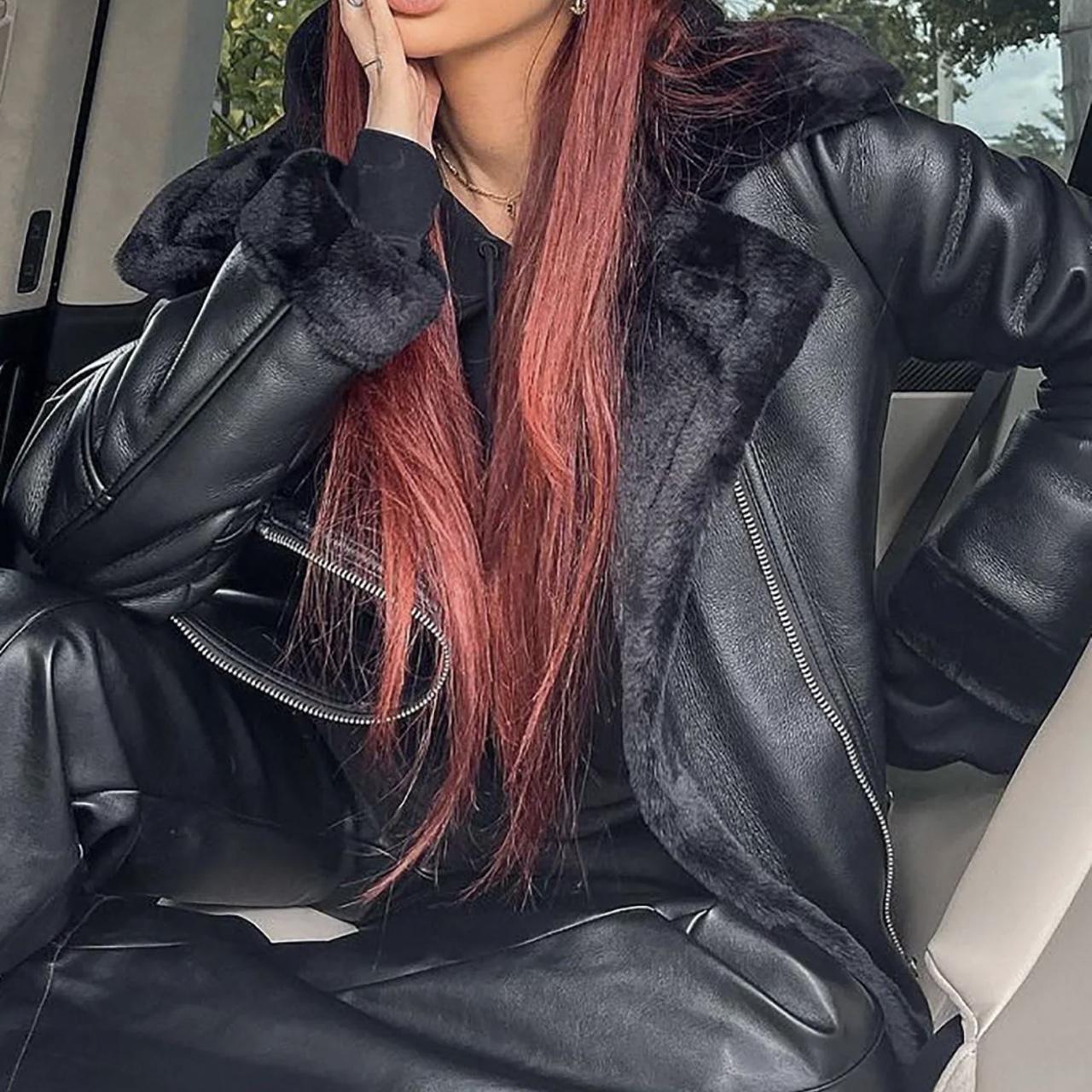 Fashion nova faux leather jacket best sale