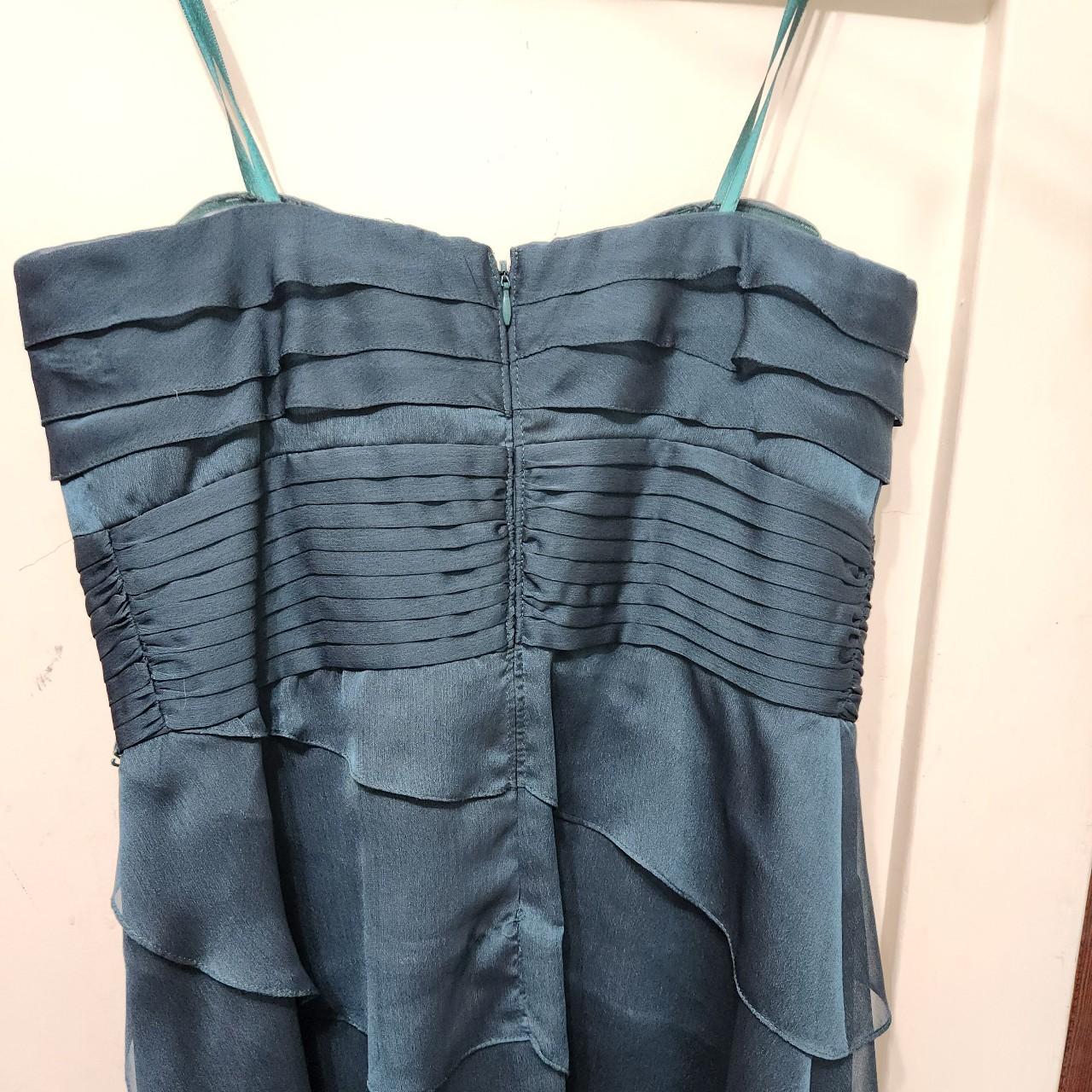Adrianna Papell Women's Blue and Green Dress (2)