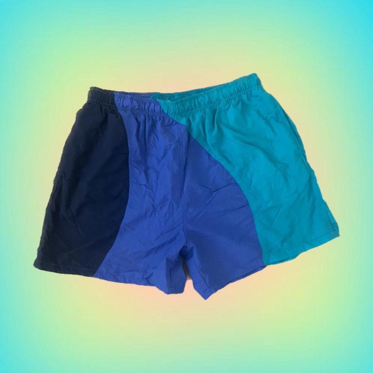 90s Laguna vintage blue swim shorts • love love... - Depop