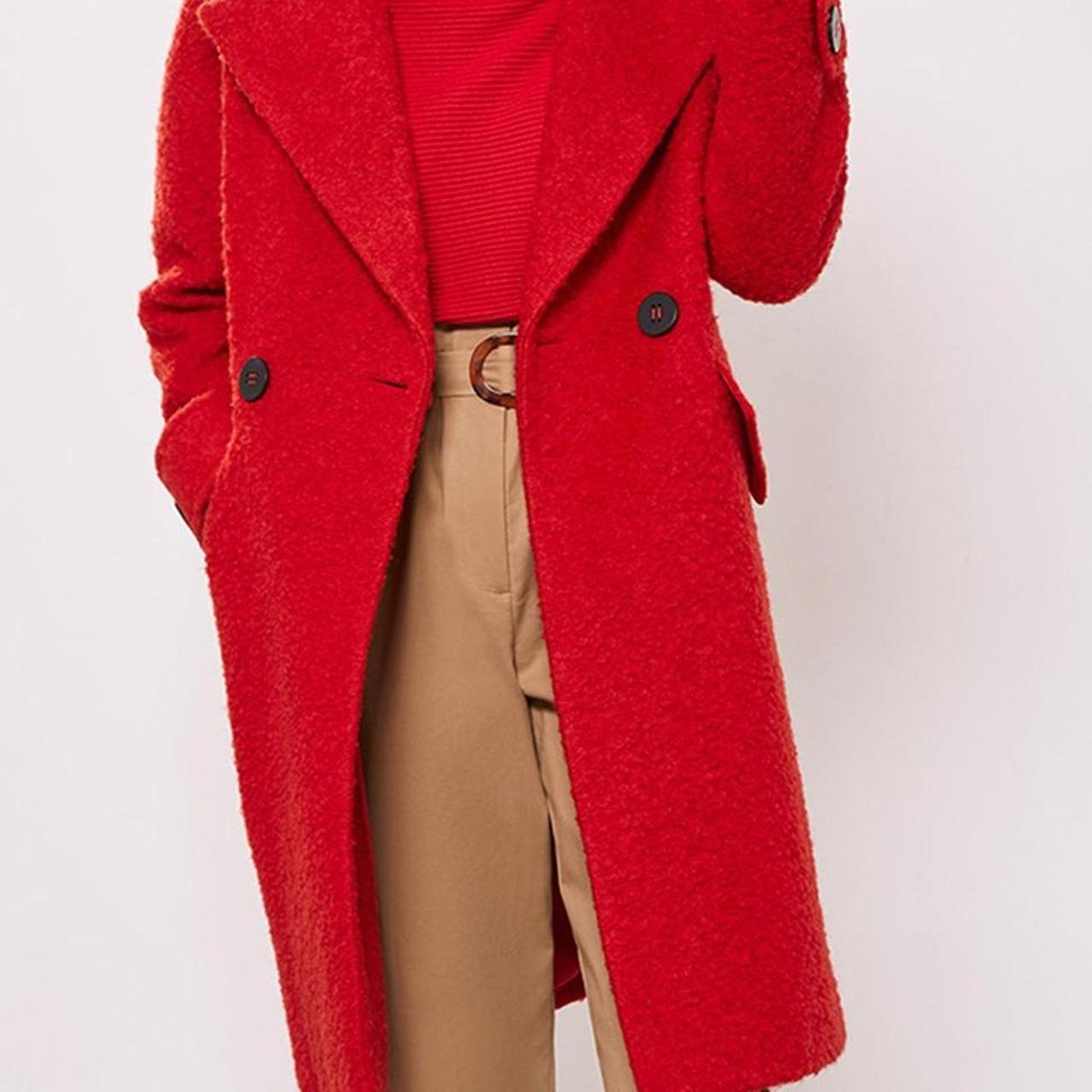 Mint velvet red outlet coat