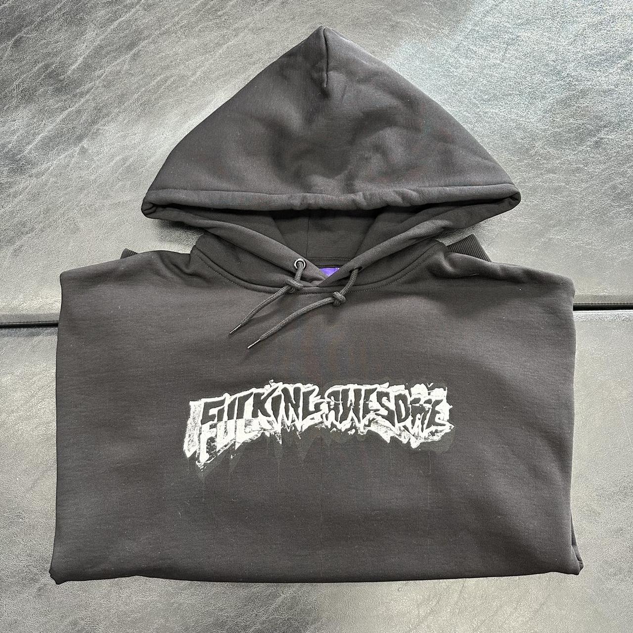 Fucking Awesome Dill Cut Up Logo Hoodie In Black ‼️... - Depop