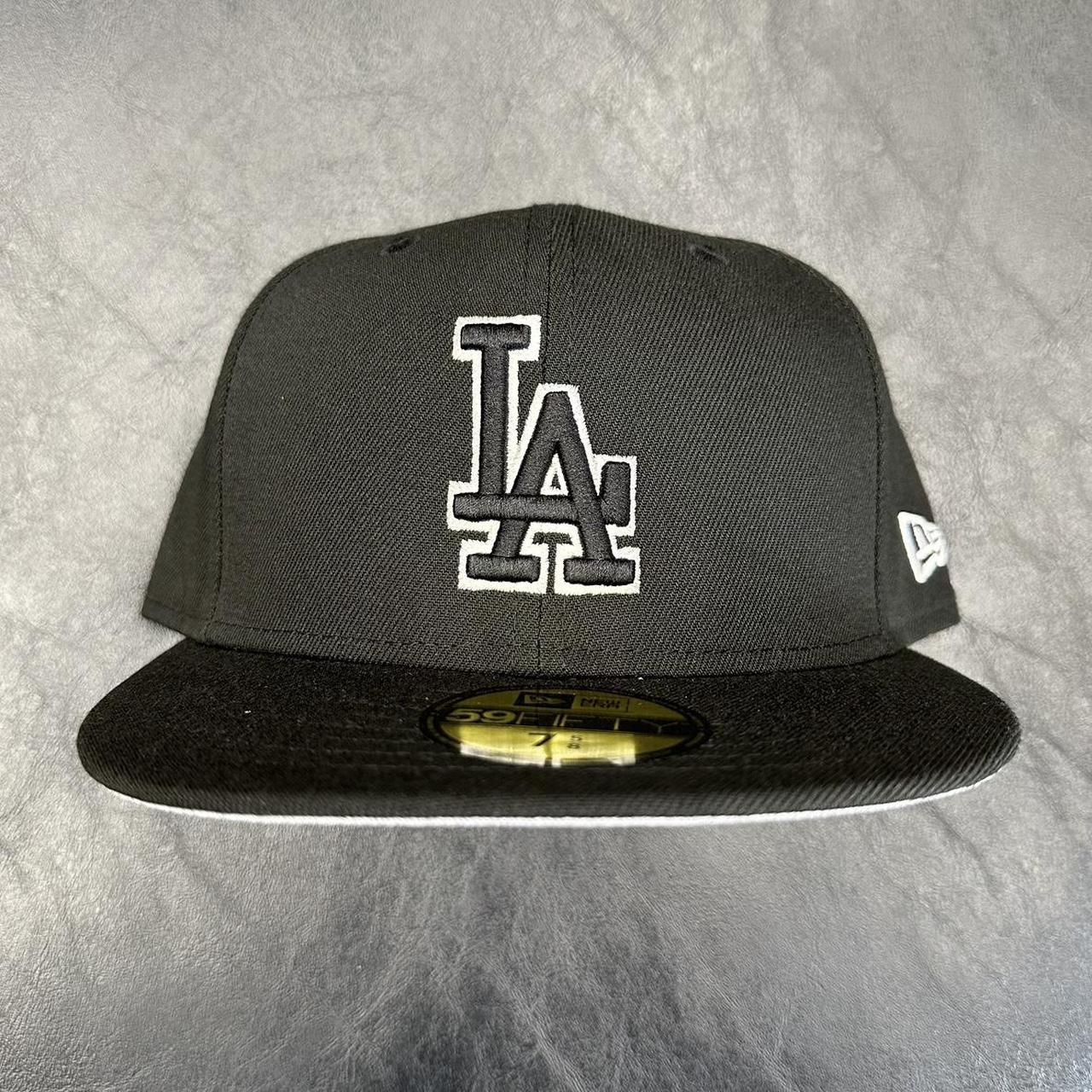 New Era 59Fifty LA Dodgers Cap Black Outline ‼️READ... - Depop