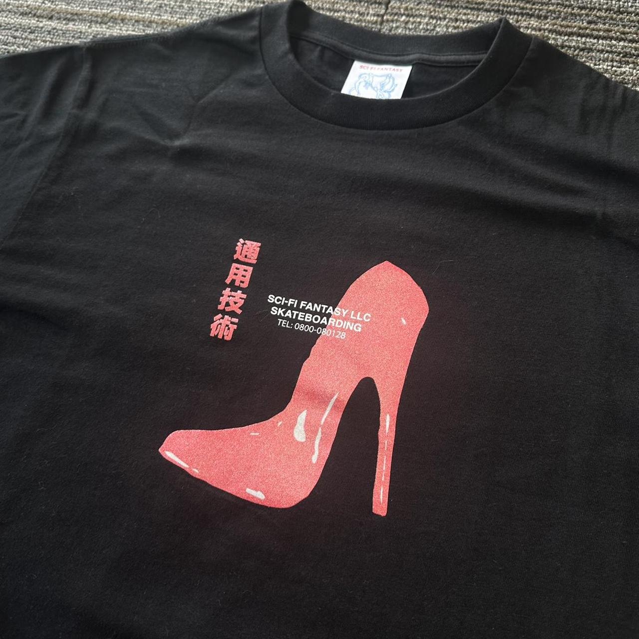 sci-fi Fantasy Red Shoe Tee