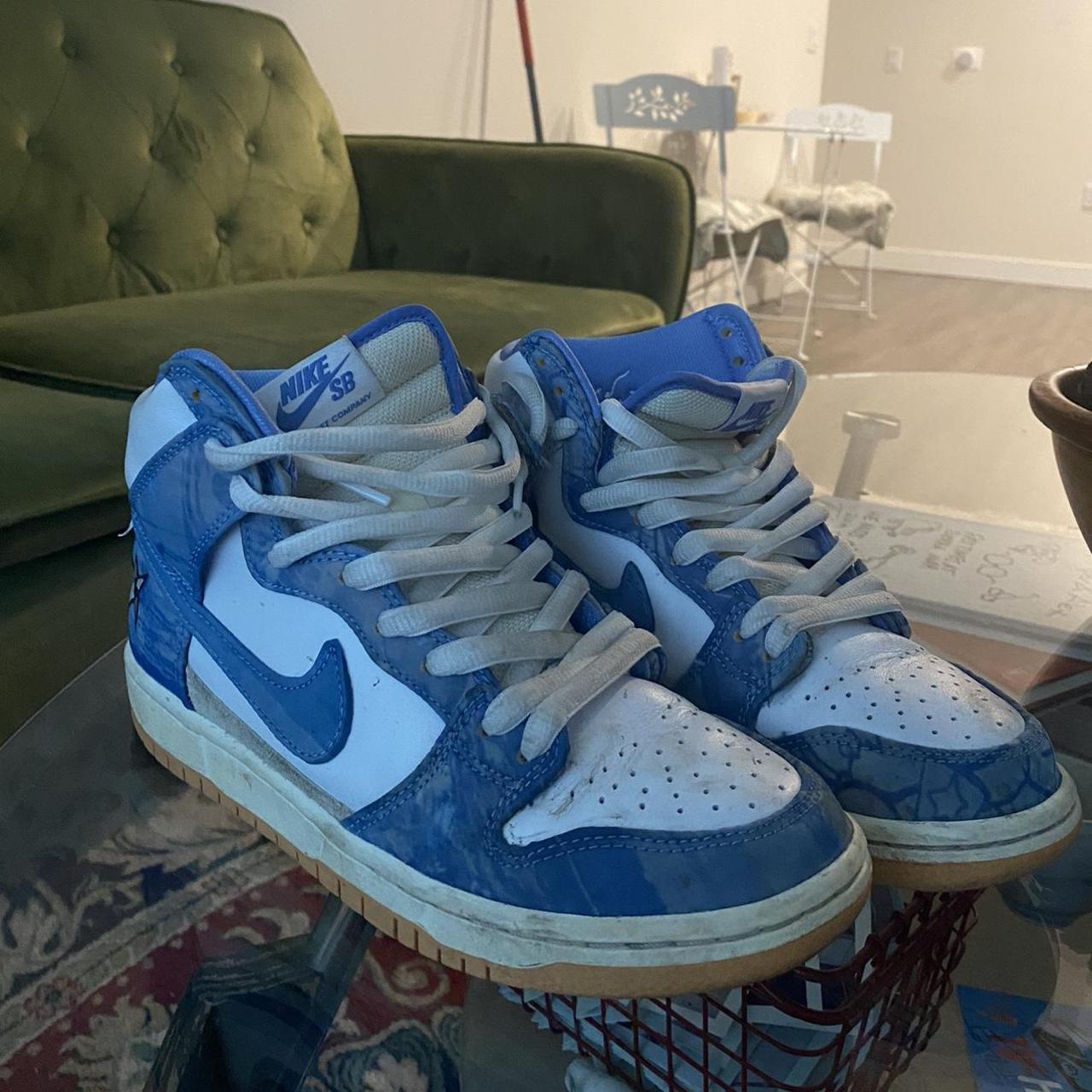 Nike carpet dunks, slightly worn but barely. Size... Depop