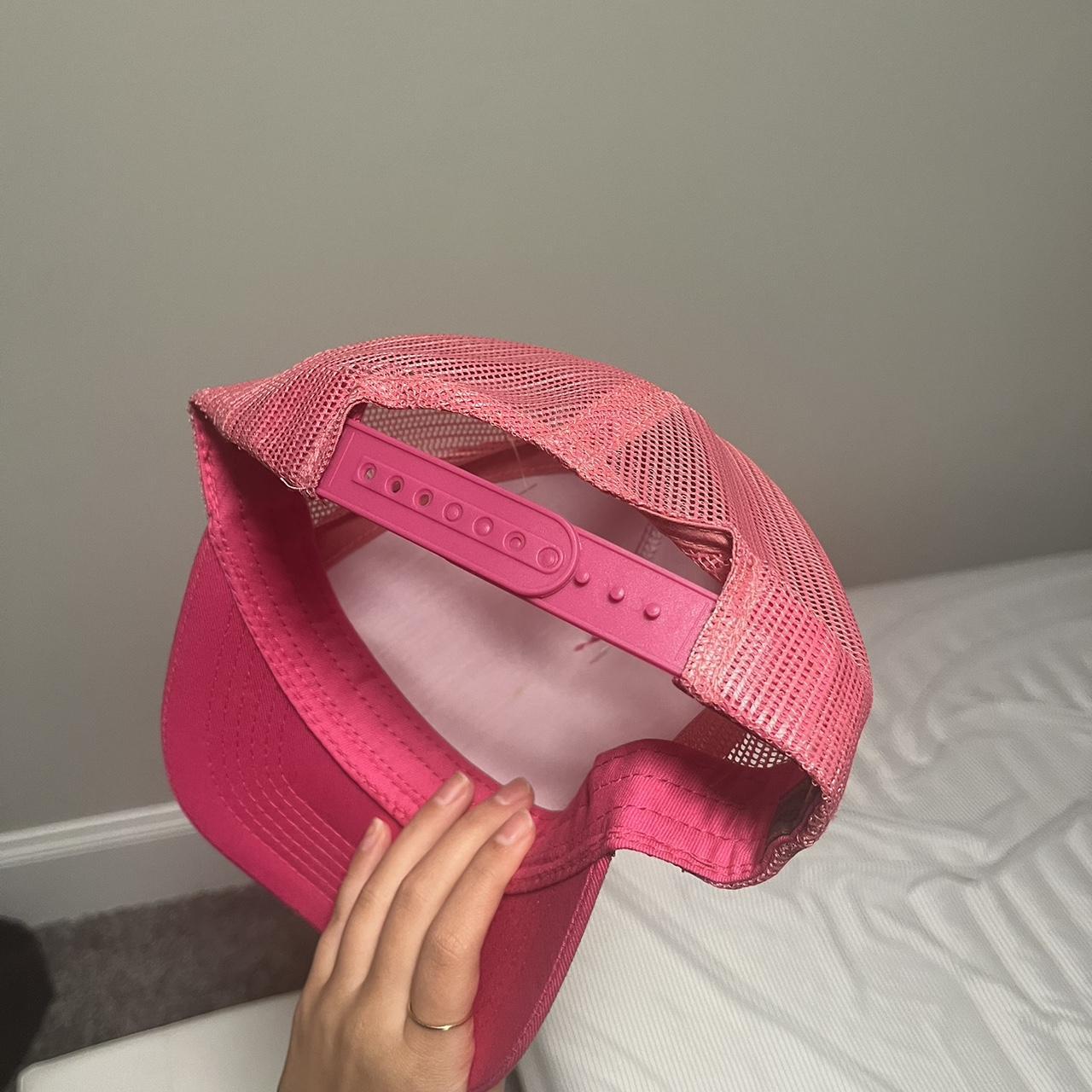 Hot pink bass pro shop hat. Youth sized - Depop