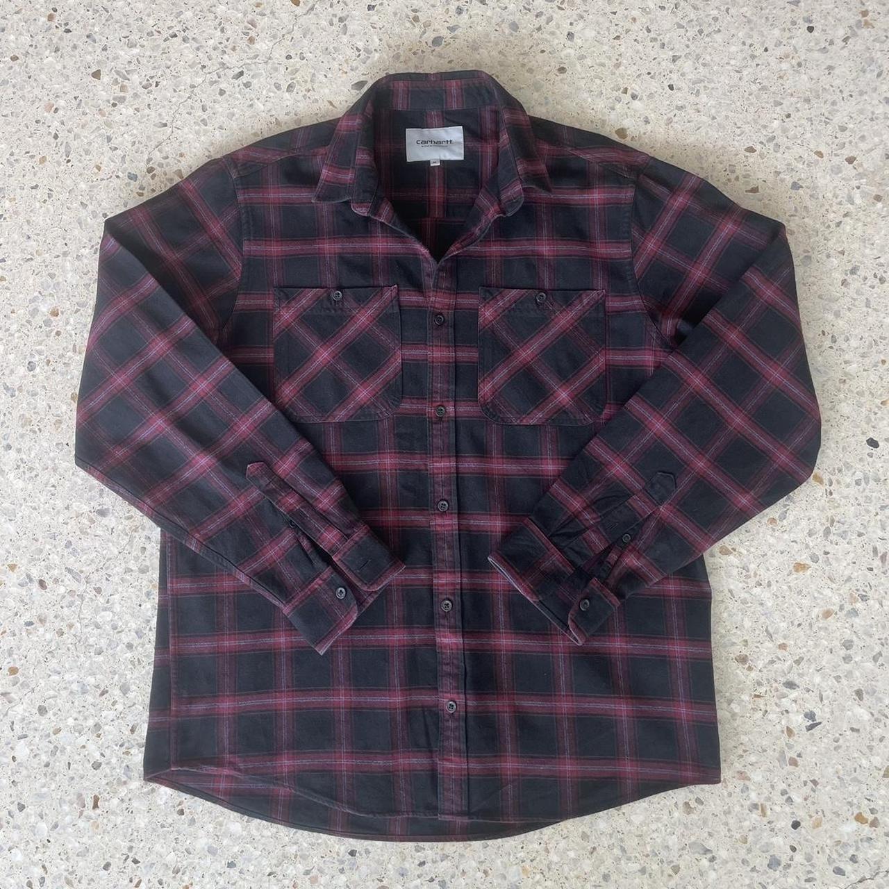 carhartt WIP flannel - size M - perfect condition - Depop