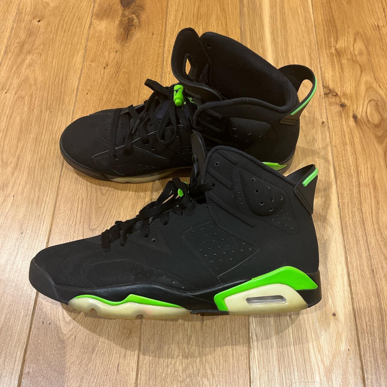 Nike air Jordan 6 lime green MENS UK SIZE Depop