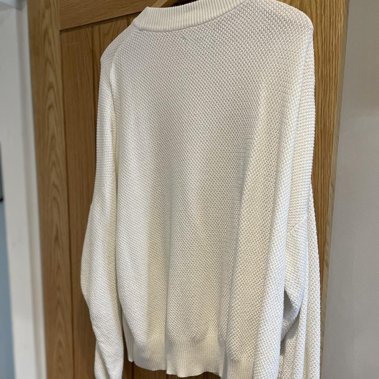 Represent Men's White and Cream Jumper | Depop