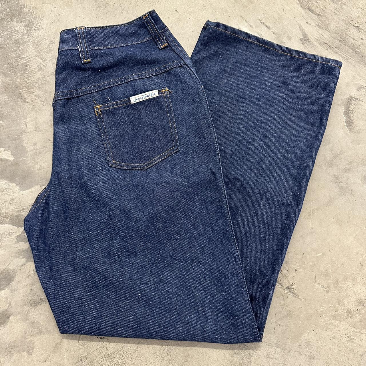 -late 60s sears jeans -no visible flaws -baggy... - Depop