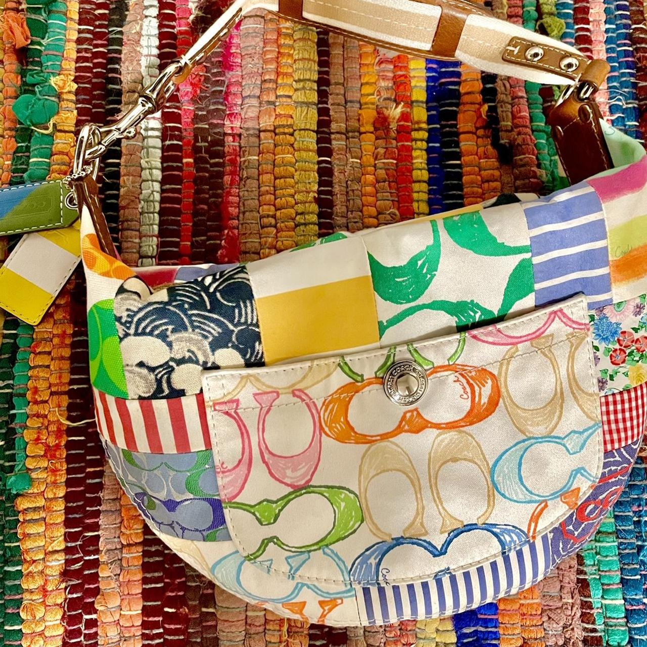 Coach online Purse multicolor pattern