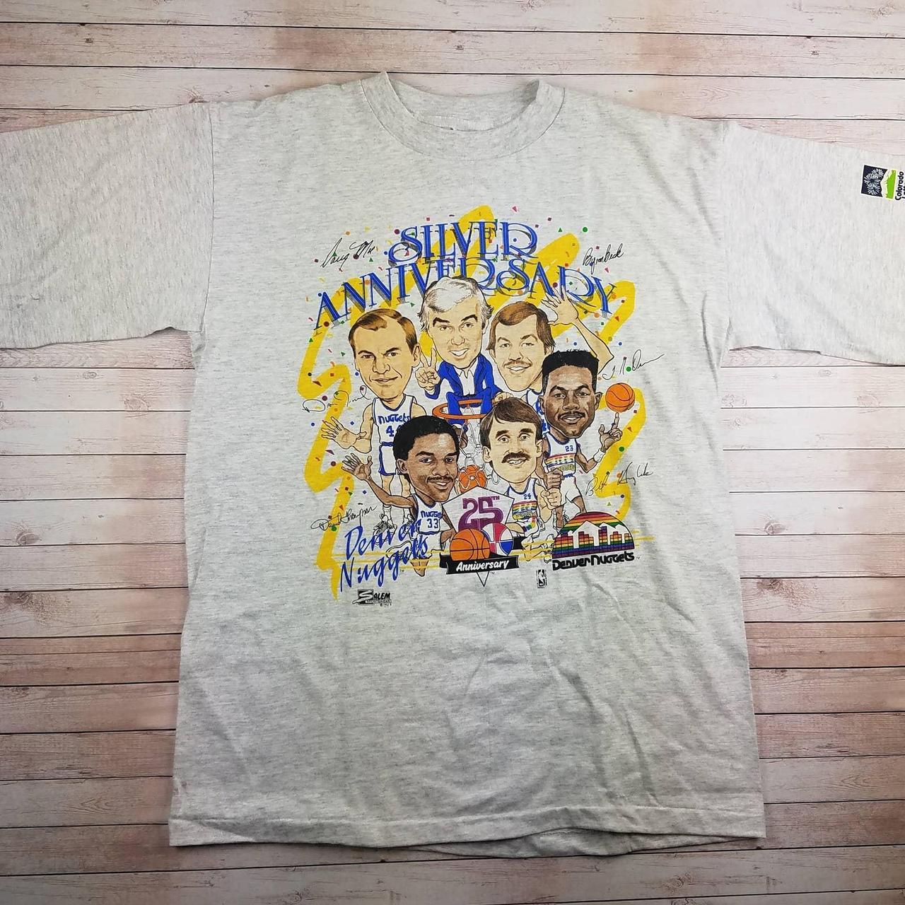 Vintage 1992 Denver Nuggets NBA Basketball Salem - Depop