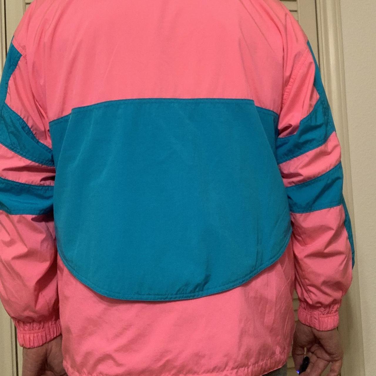 Women's Pink and Blue Jacket | Depop