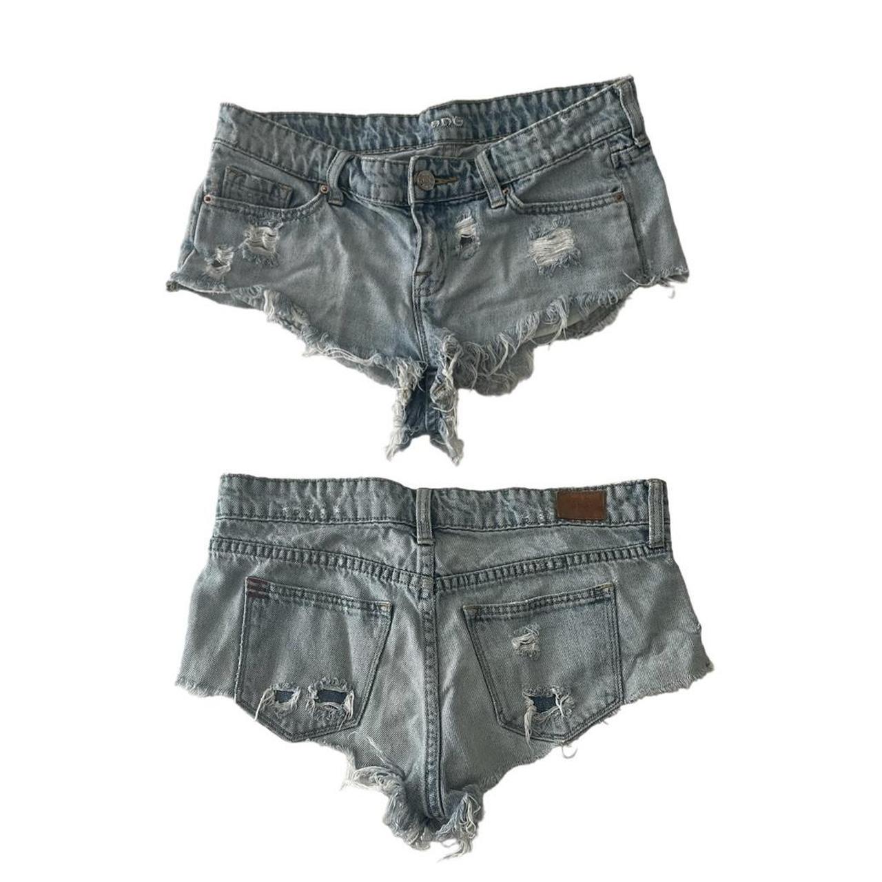 3 pairs of BDG Low rise Dolphin distressed denim