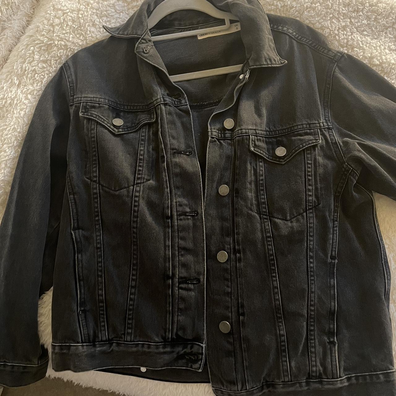 ASOS washed black denim jacket Depop
