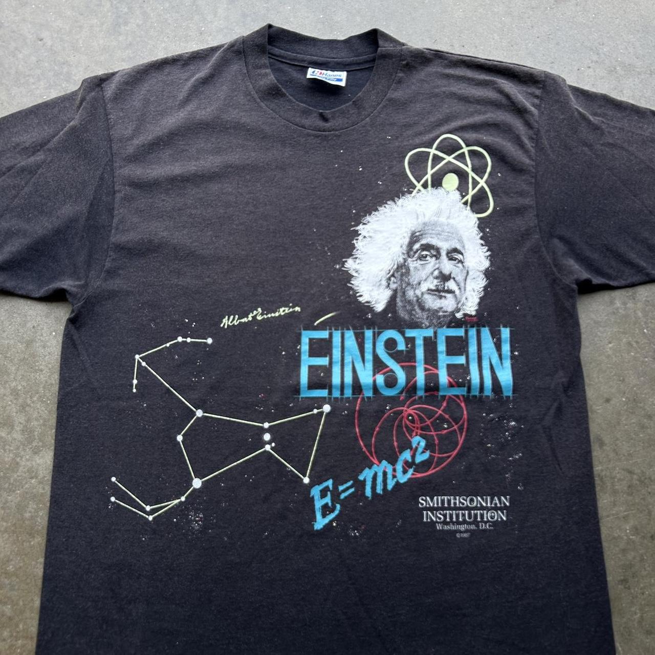 Vintage 80s Albert Einstein Smithsonian t shirt...