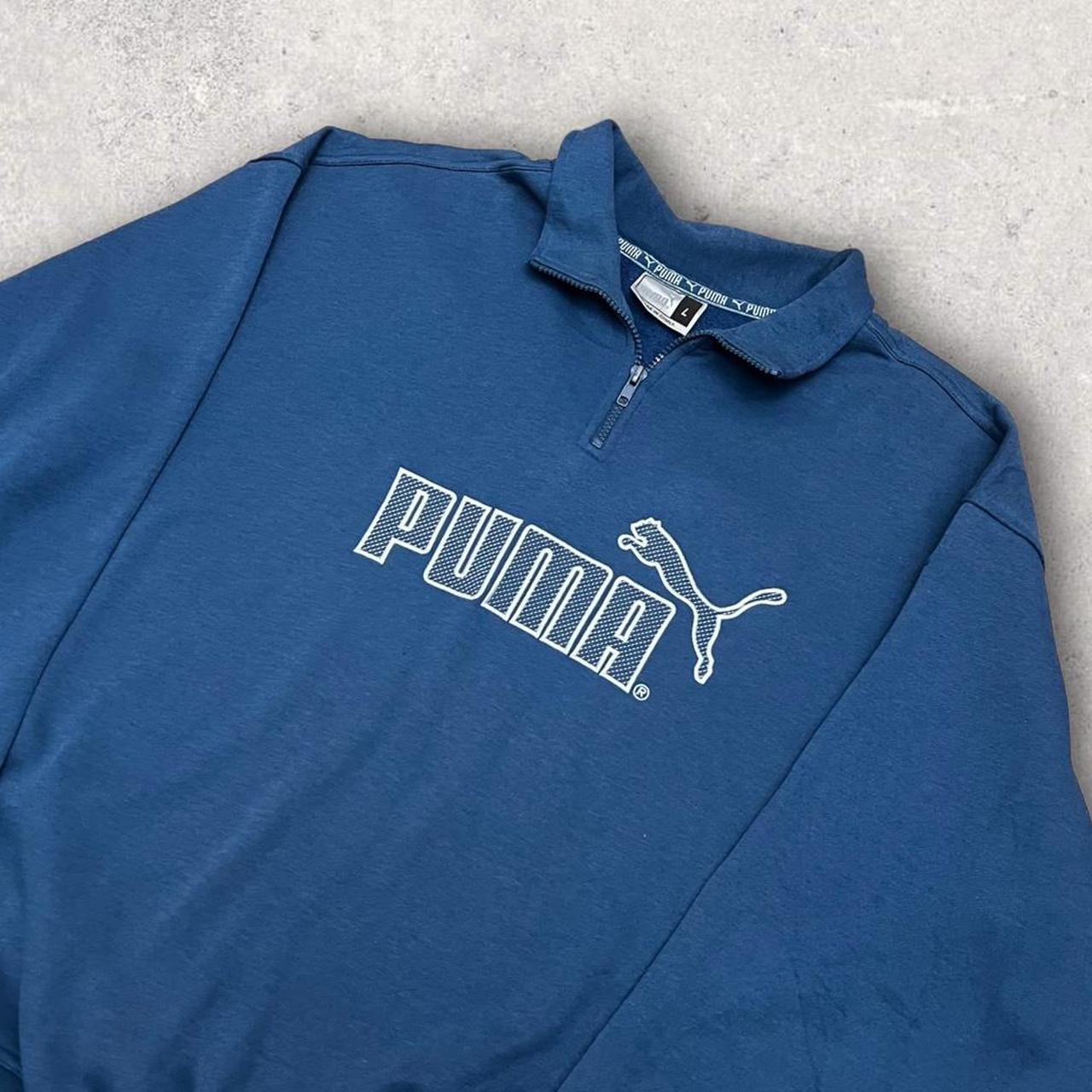 Puma Spellout Sweatshirt Beautiful early 2000s... - Depop