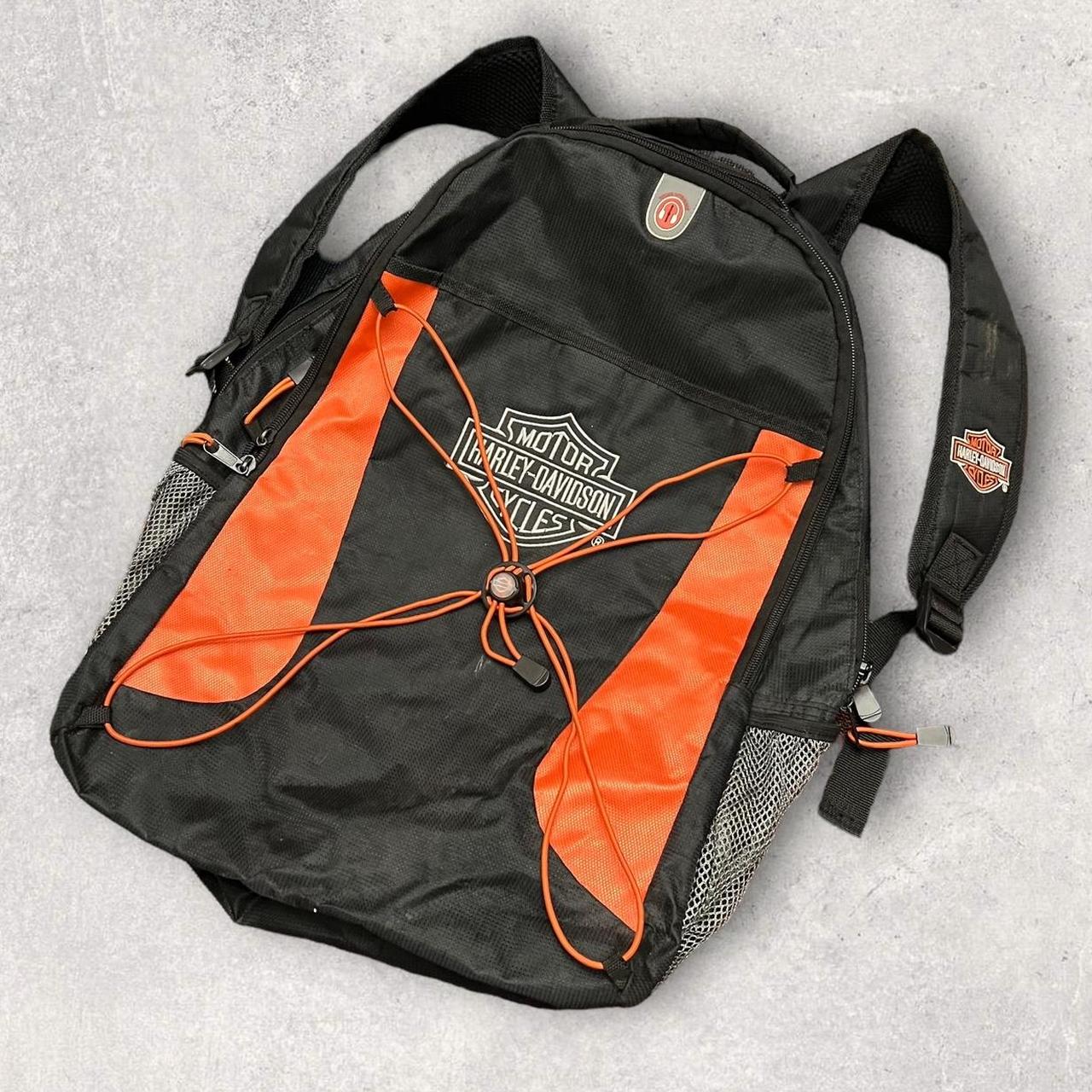 Harley Davidson Backpack Early 2000s / y2k made... Depop