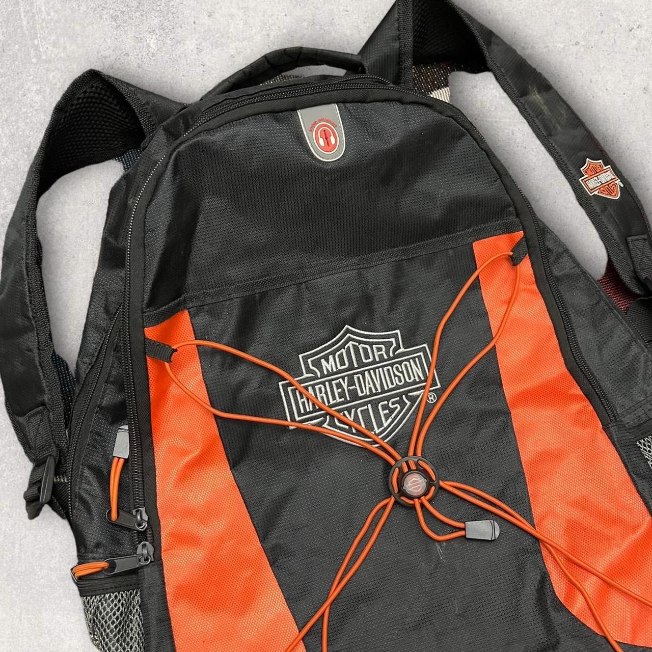 Harley Davidson Backpack Early 2000s / y2k made... Depop