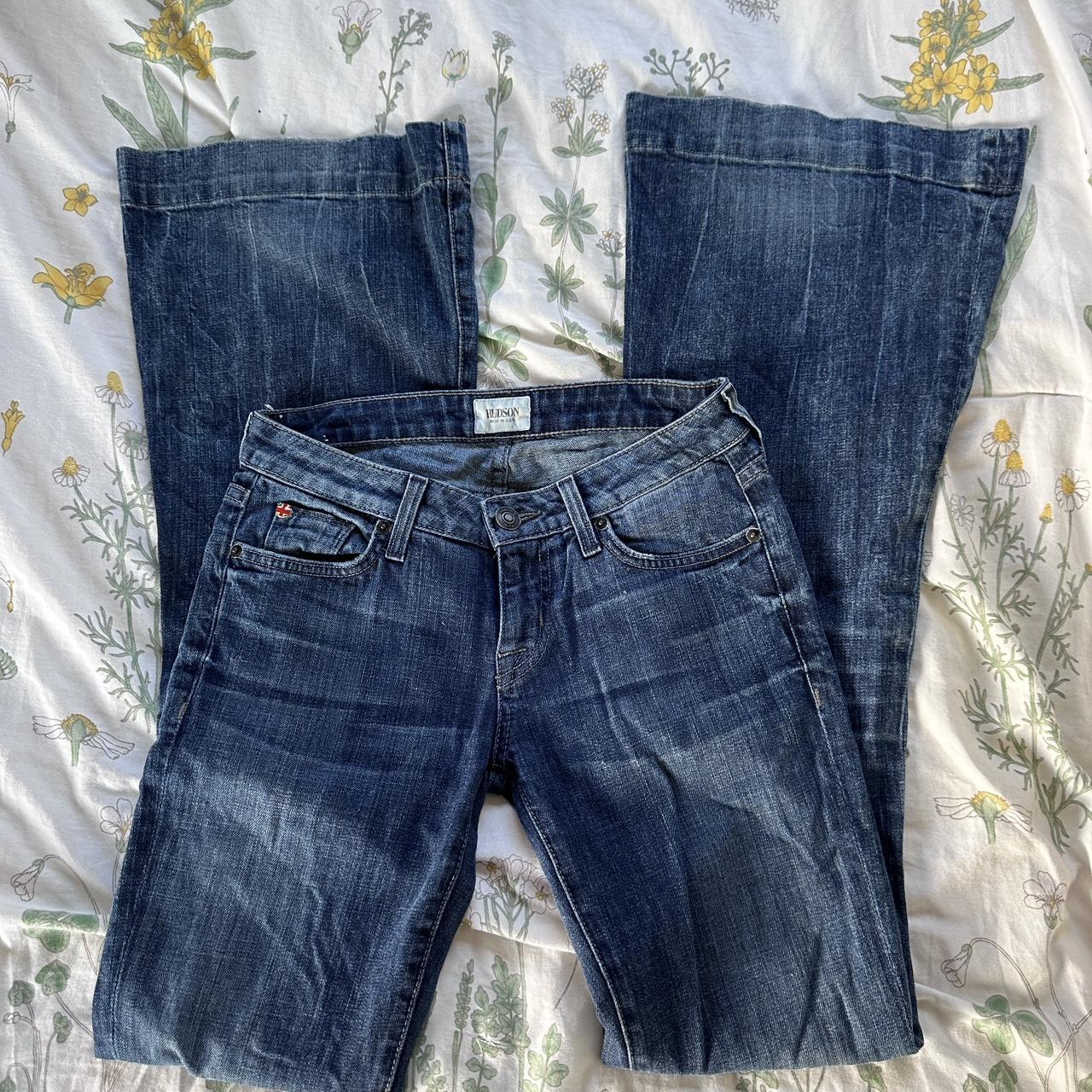 Hudson Low Rise Flared Jeans In Perfect Condition Depop 8321