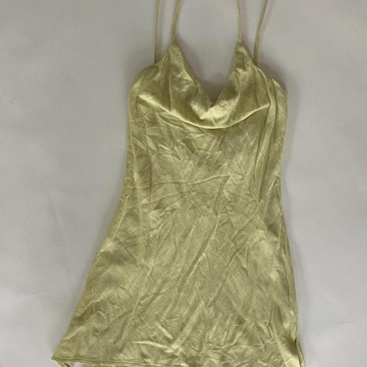 PRINCESS POLLY CHERI MINI DRESS GREEN size US 2 /... Depop